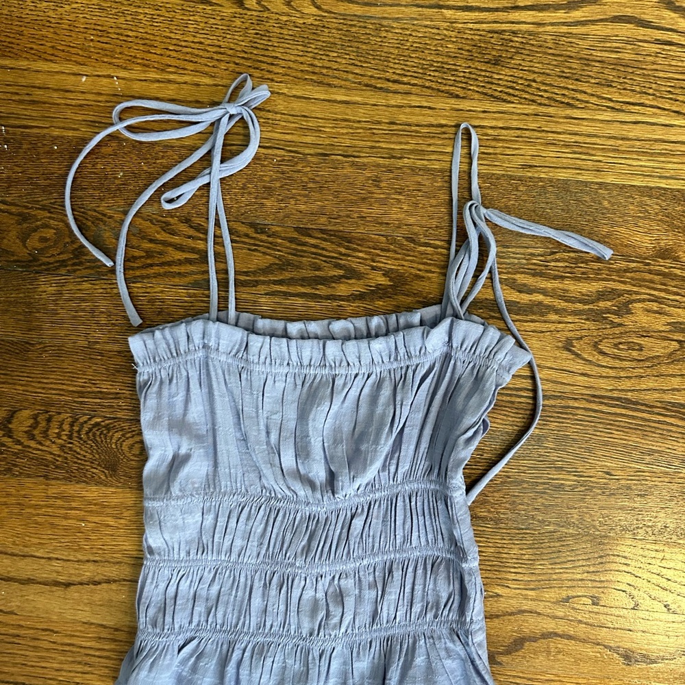 Vestique Lavender Ruched Dress